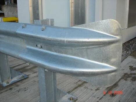 ARMCO Fishtail Terminal End – Galvanised or Safety Yellow (RAL1007)